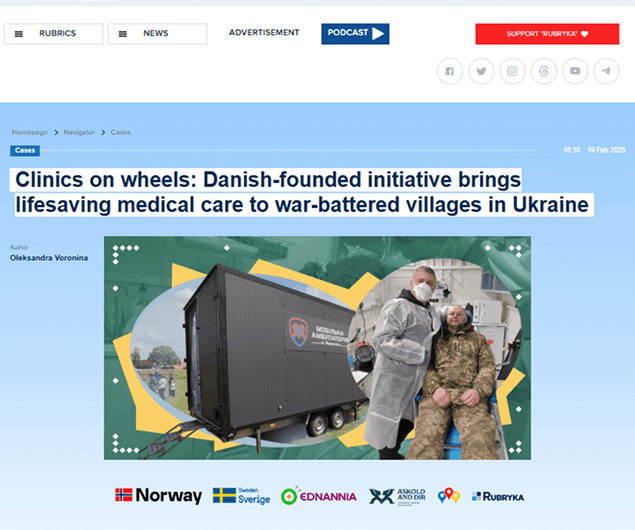 rubryka Clinics on wheels new